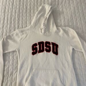 SDSU White Hoodie
